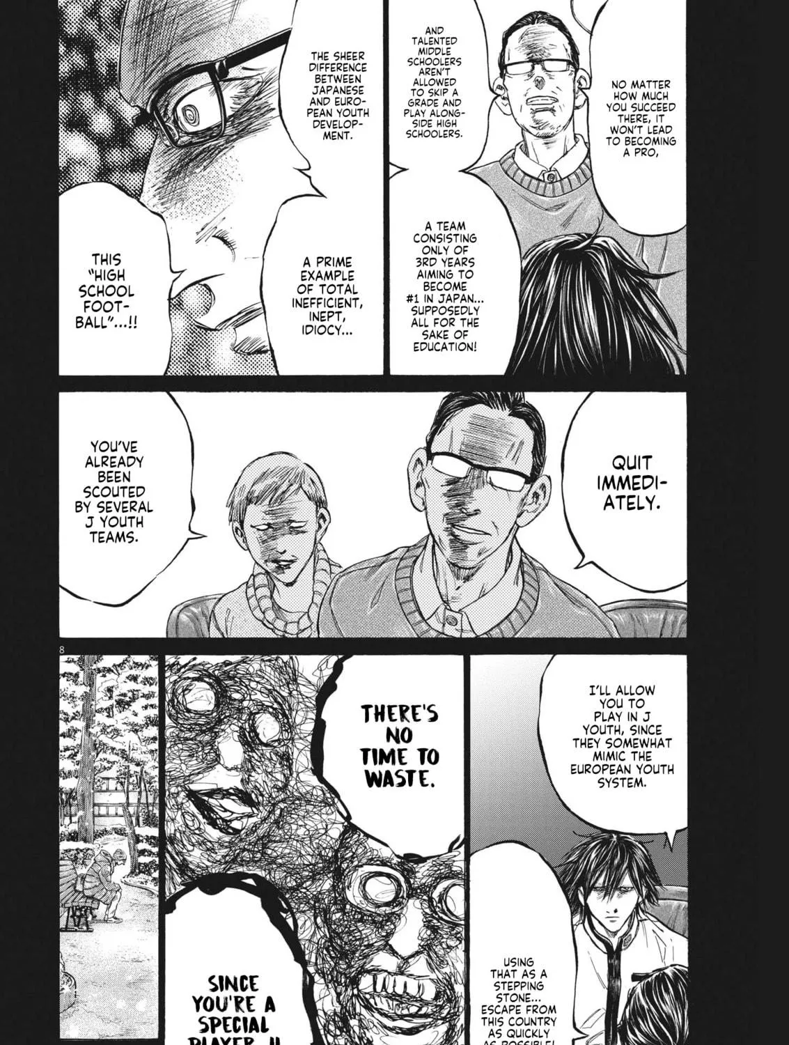 Read Ao Ashi chapter 329 image 15 on Lezhin