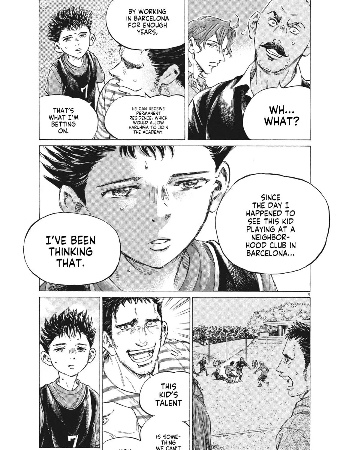 Read Ao Ashi chapter 330 image 17 on Lezhin