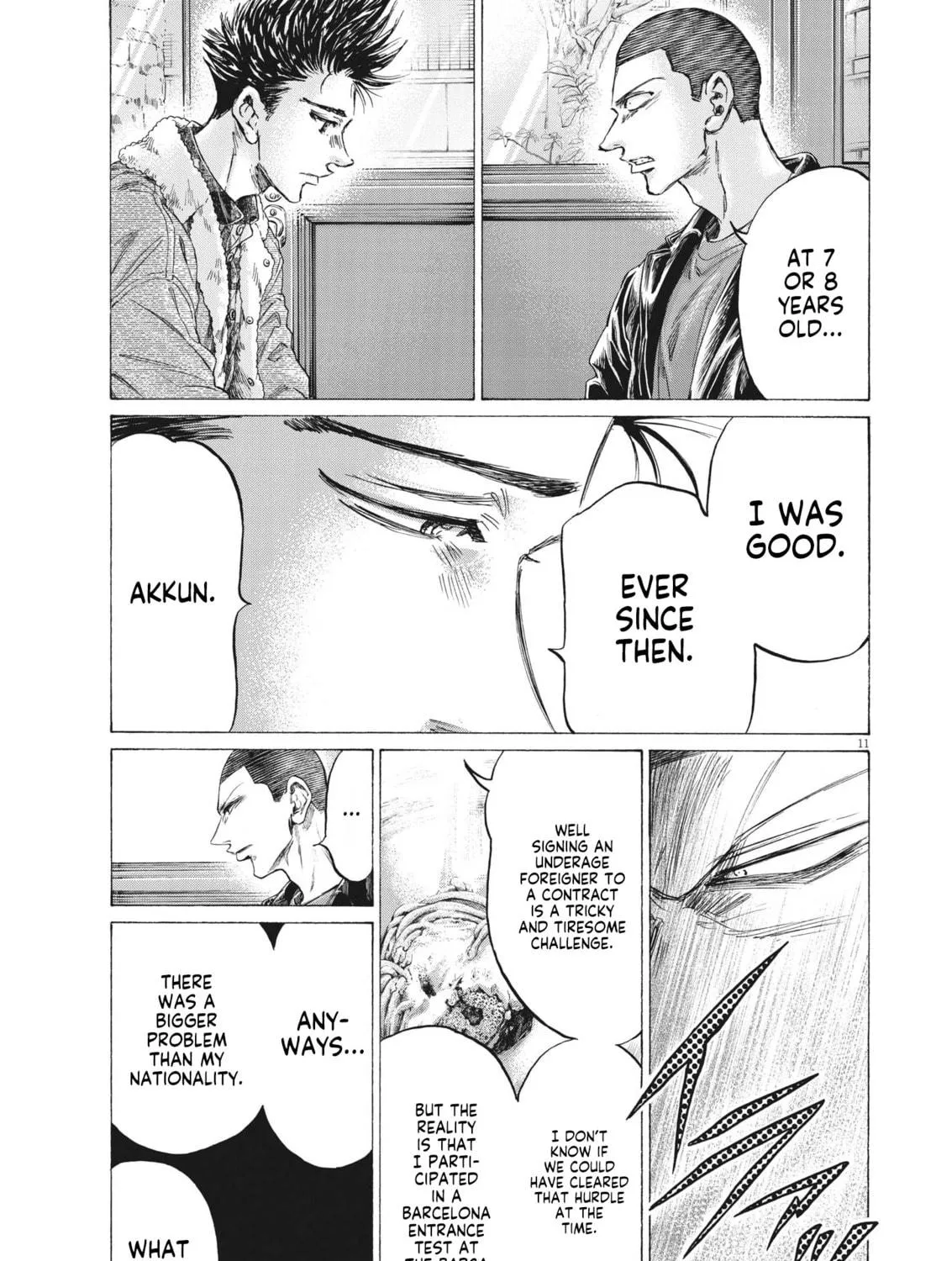 Read Ao Ashi chapter 330 image 21 on Lezhin