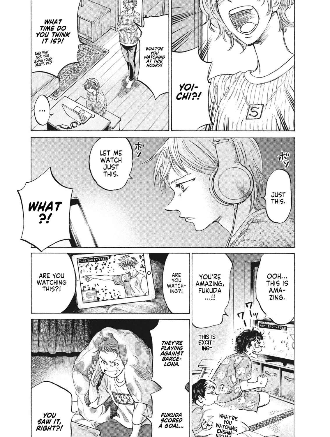 Read Ao Ashi chapter 333 image 17 on Lezhin