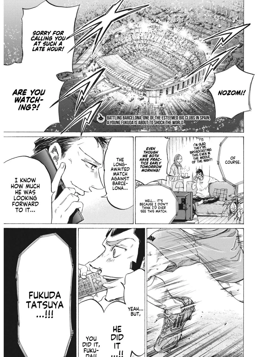 Read Ao Ashi chapter 333 image 3 on Lezhin