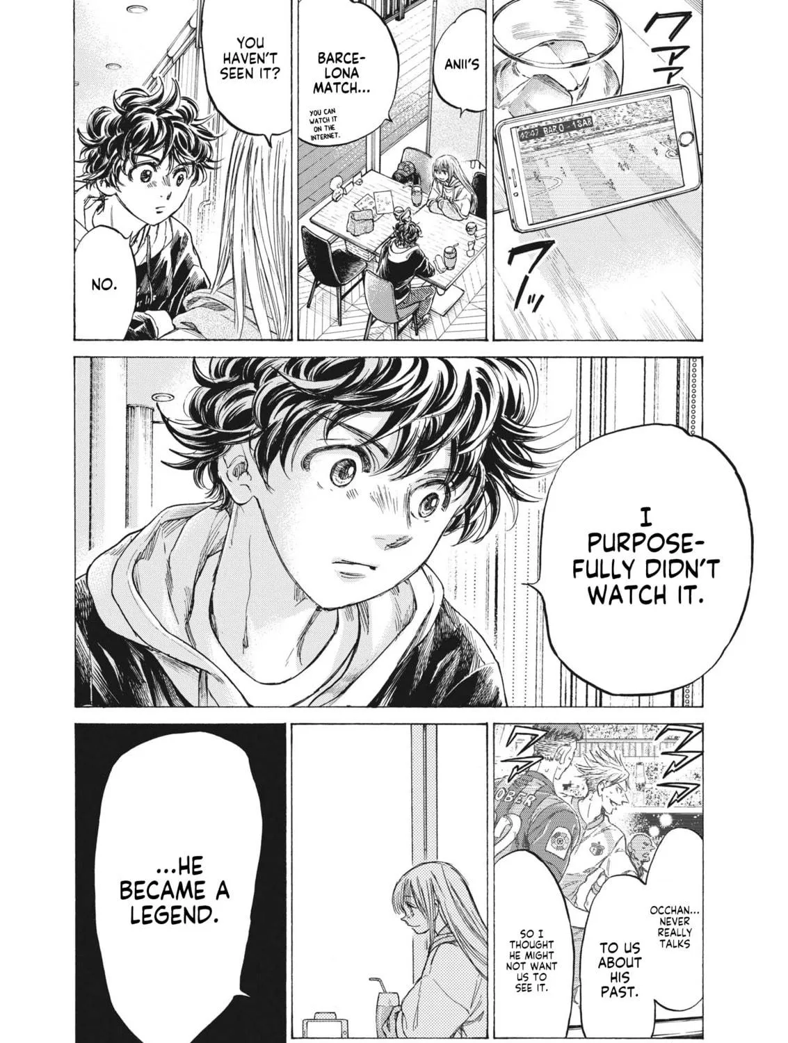 Read Ao Ashi chapter 333 image 9 on Lezhin