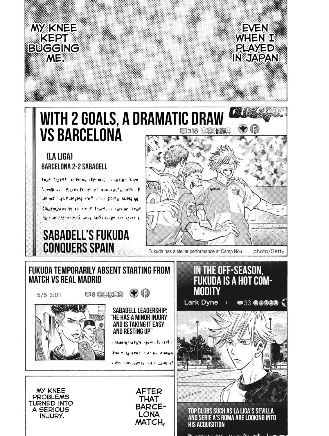 Read Ao Ashi chapter 335 image 7 on Lezhin
