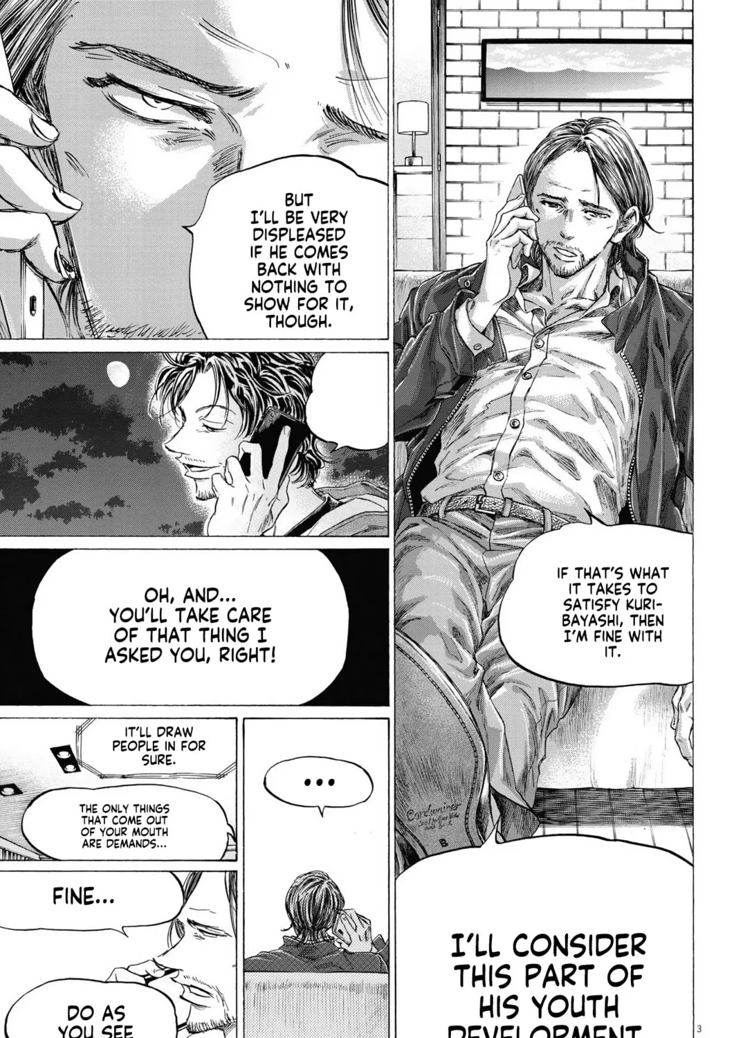 Read Ao Ashi chapter 337 image 5 on Lezhin