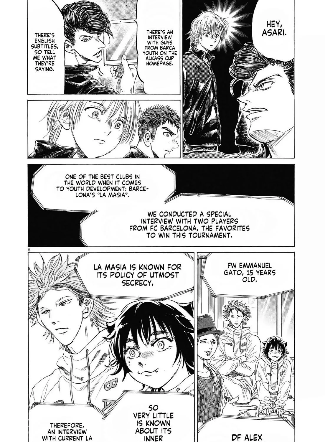 Read Ao Ashi chapter 340 image 15 on Lezhin