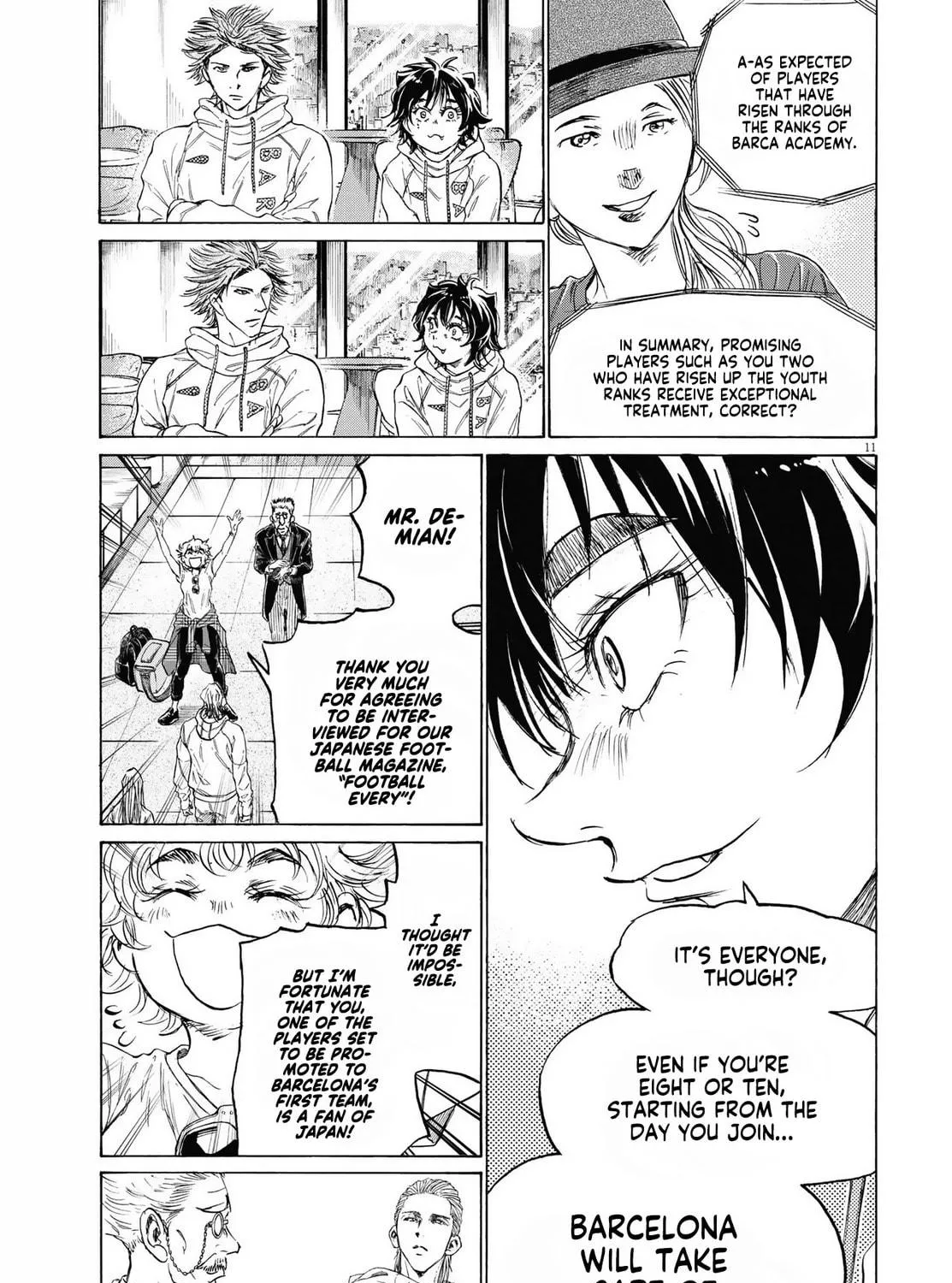 Read Ao Ashi chapter 340 image 21 on Lezhin