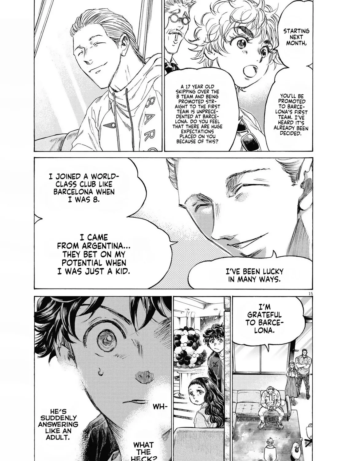 Read Ao Ashi chapter 340 image 29 on Lezhin