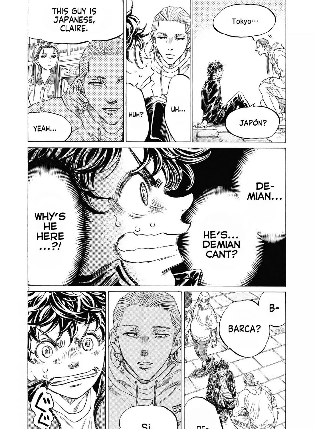 Read Ao Ashi chapter 340 image 3 on Lezhin