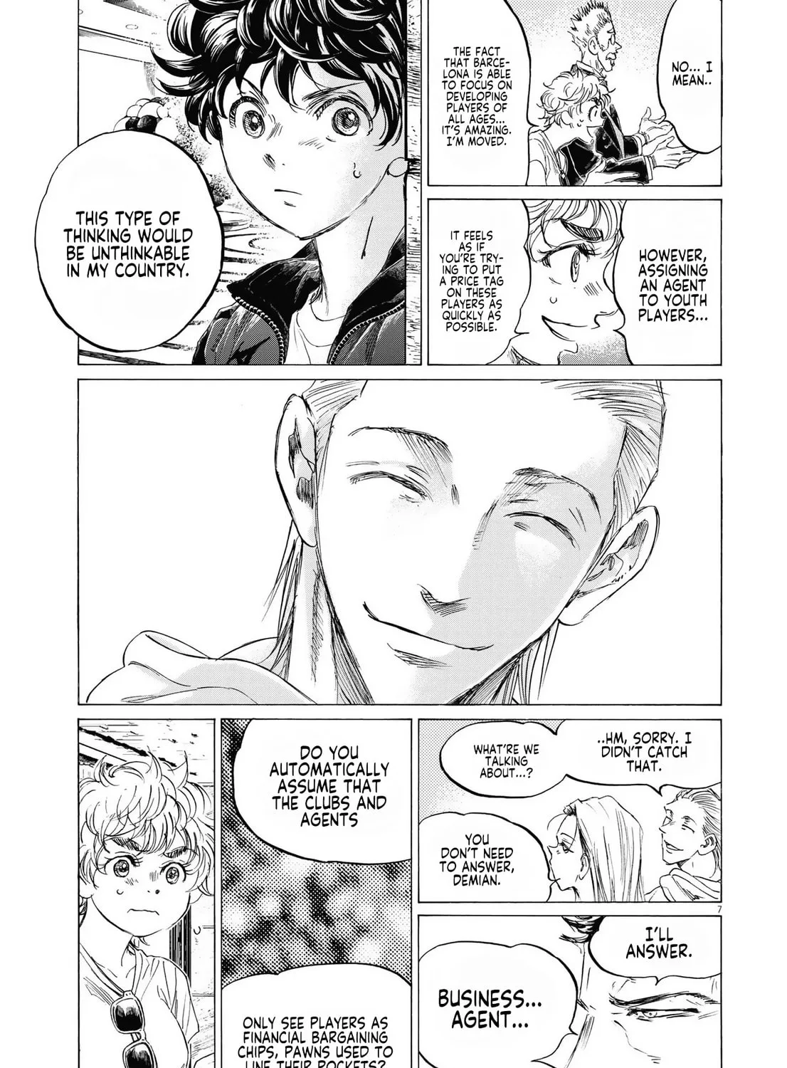 Read Ao Ashi chapter 341 image 13 on Lezhin