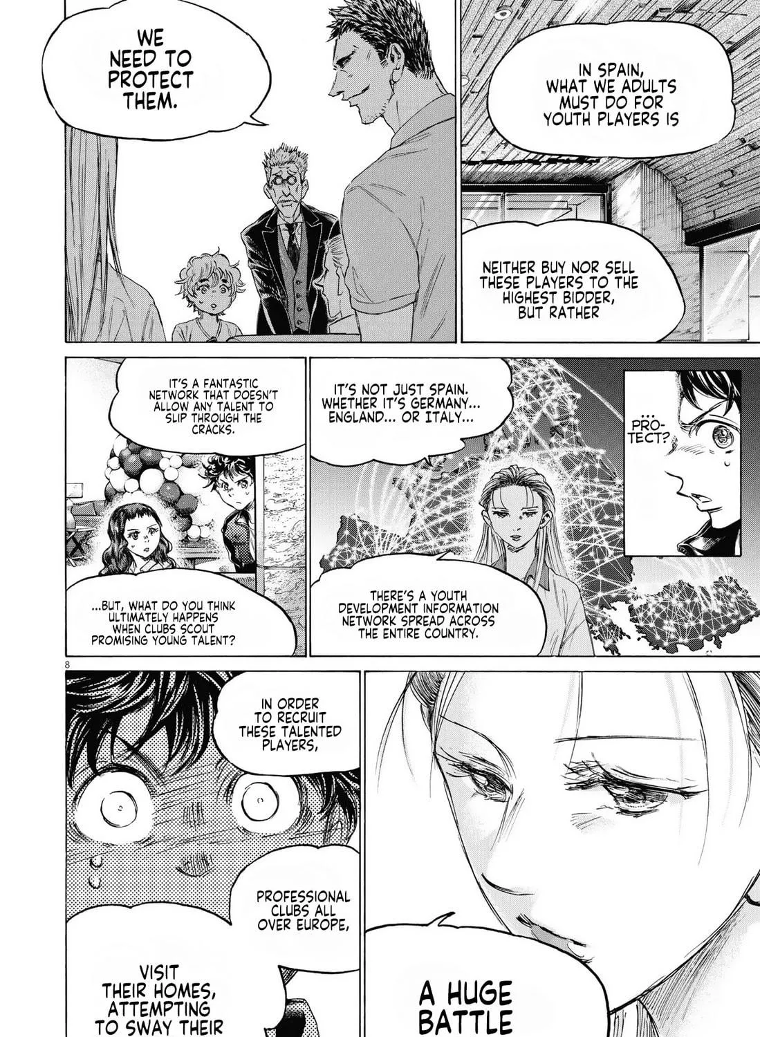 Read Ao Ashi chapter 341 image 15 on Lezhin