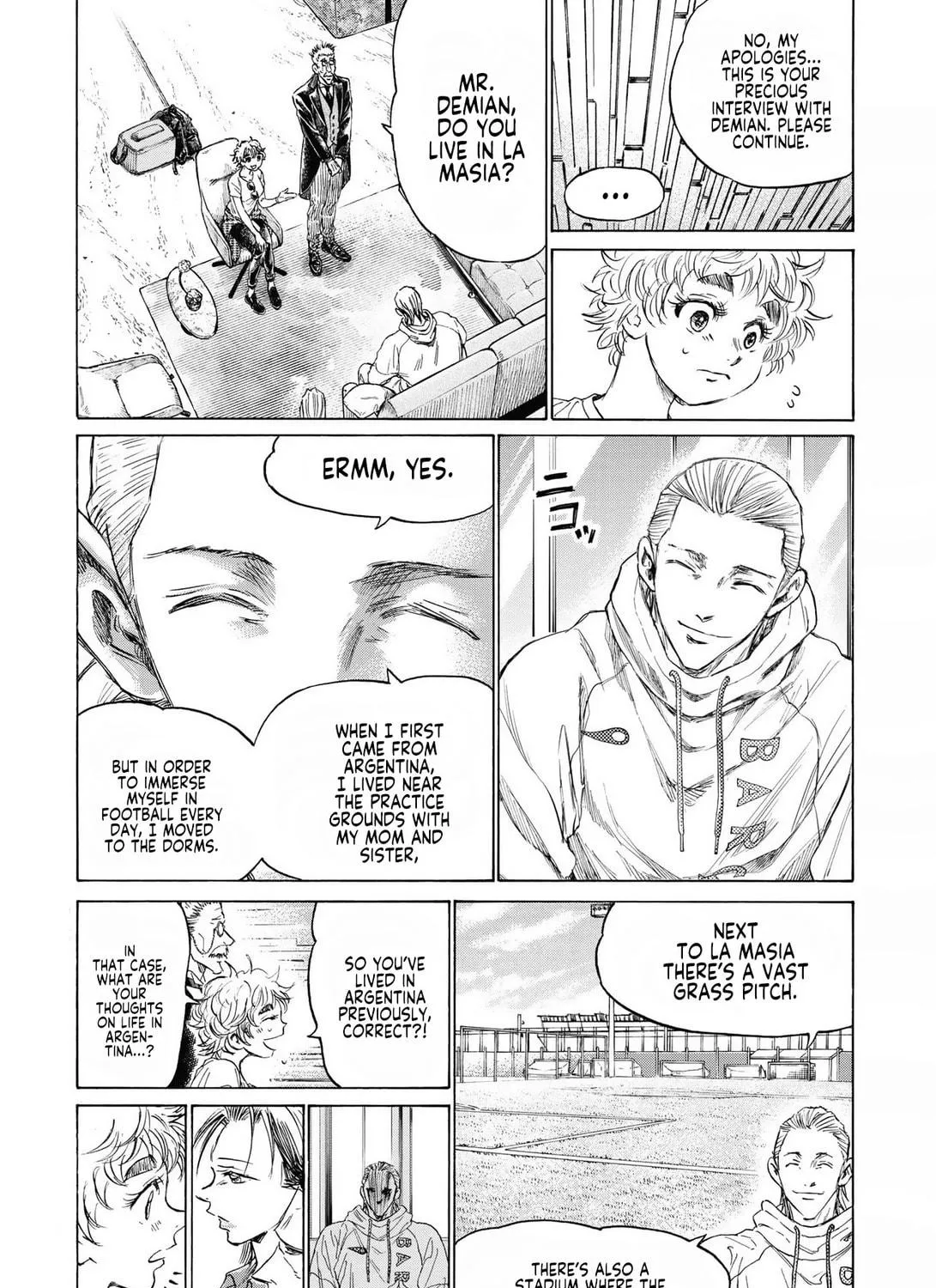 Read Ao Ashi chapter 341 image 3 on Lezhin