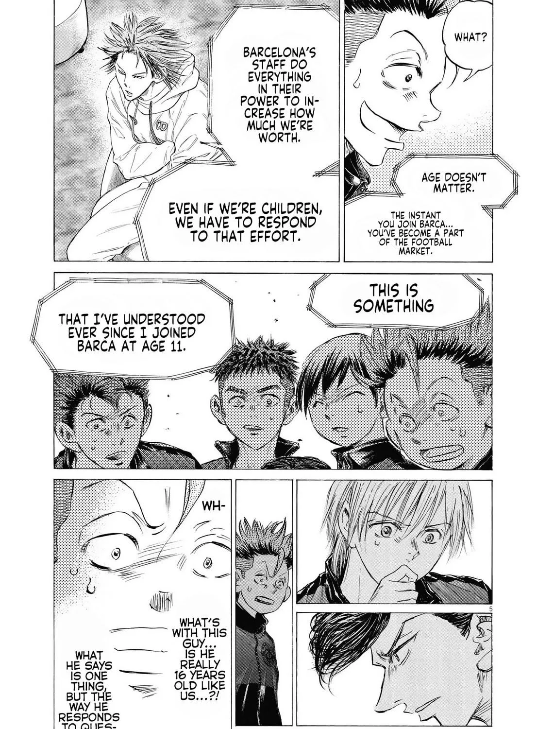 Read Ao Ashi chapter 341 image 9 on Lezhin