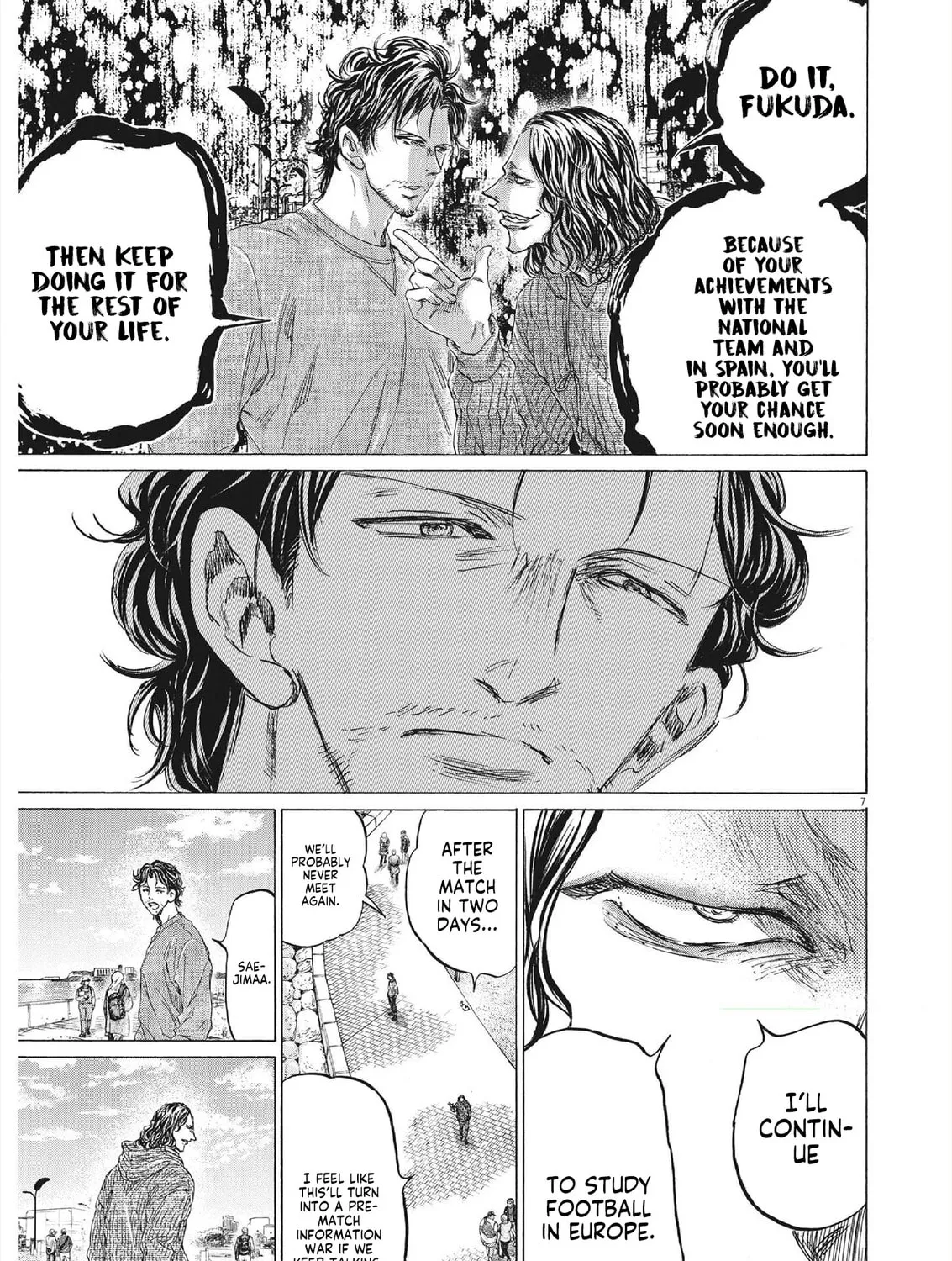 Read Ao Ashi chapter 343 image 12 on Lezhin