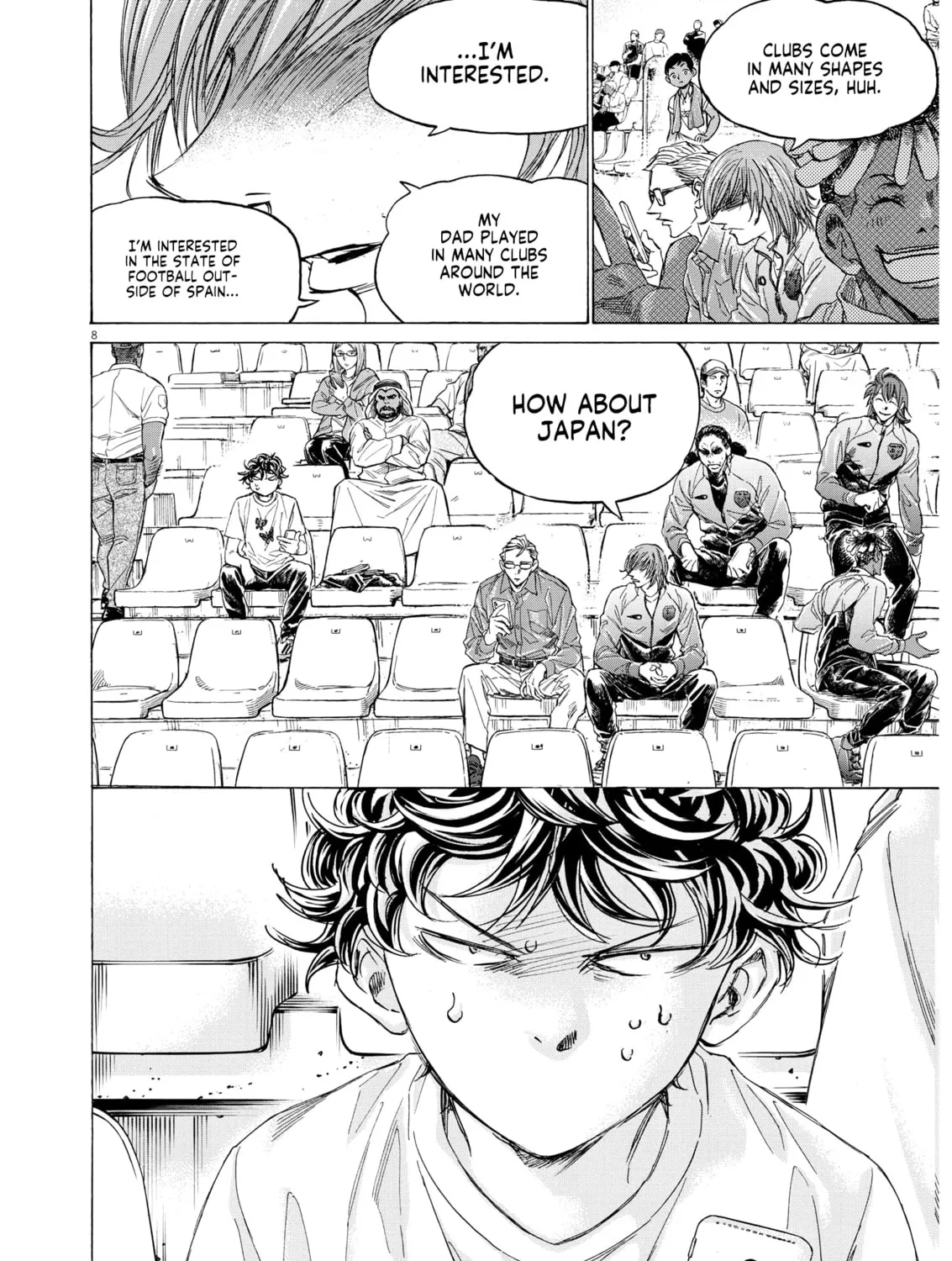 Read Ao Ashi chapter 345 image 12 on Lezhin