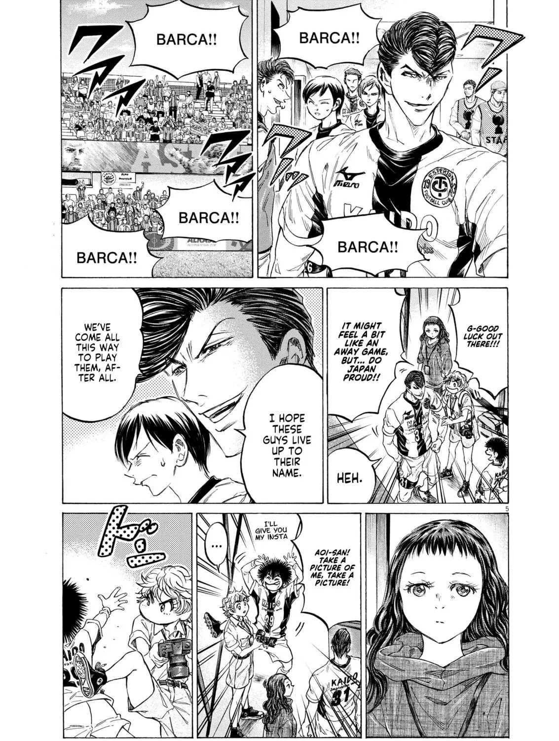 Read Ao Ashi chapter 348 image 9 on Lezhin