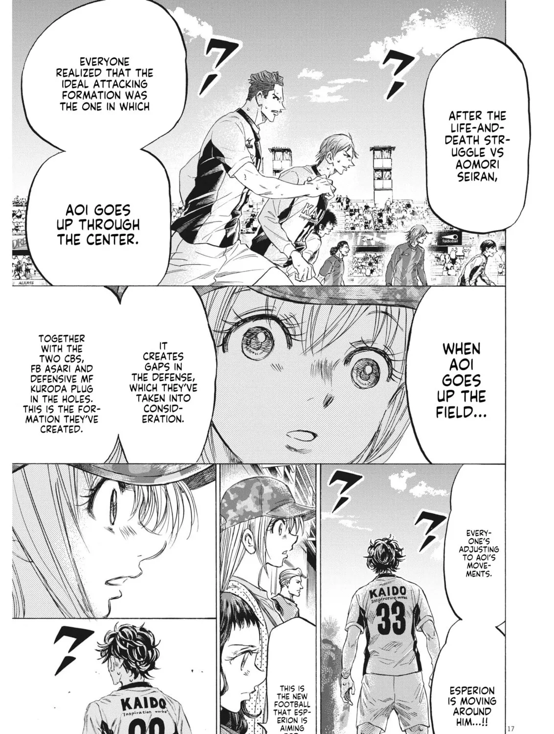Read Ao Ashi chapter 351 image 32 on Lezhin