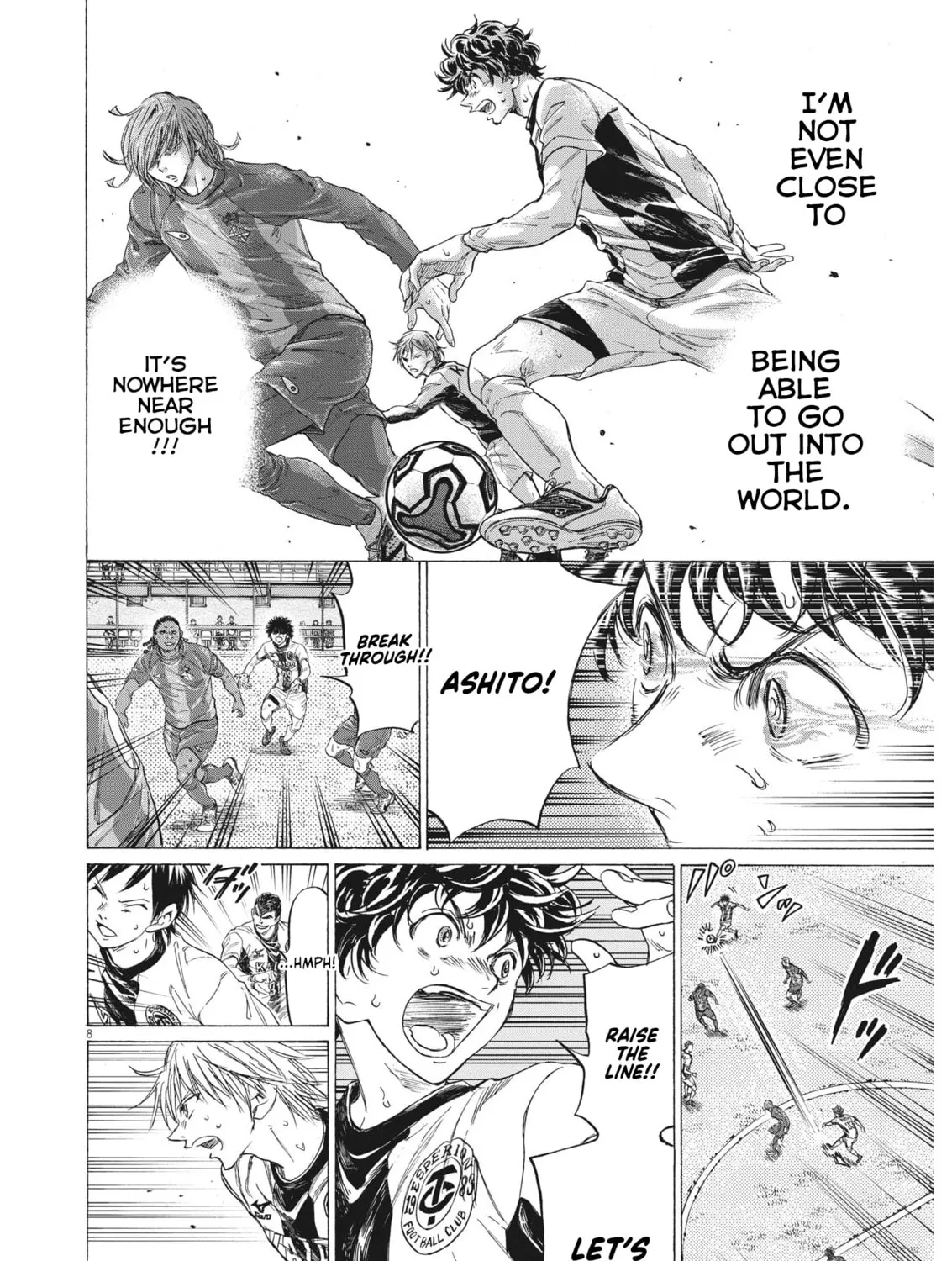 Read Ao Ashi chapter 352 image 14 on Lezhin