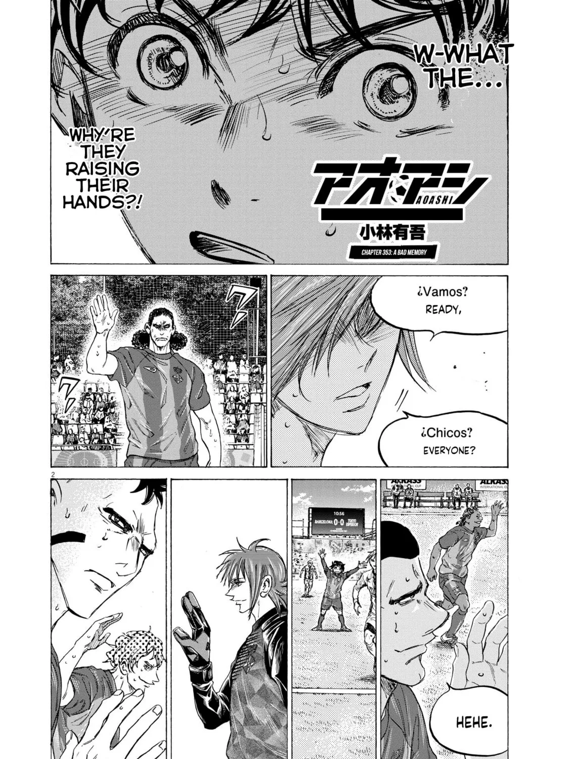 Read Ao Ashi chapter 353 image 2 on Lezhin