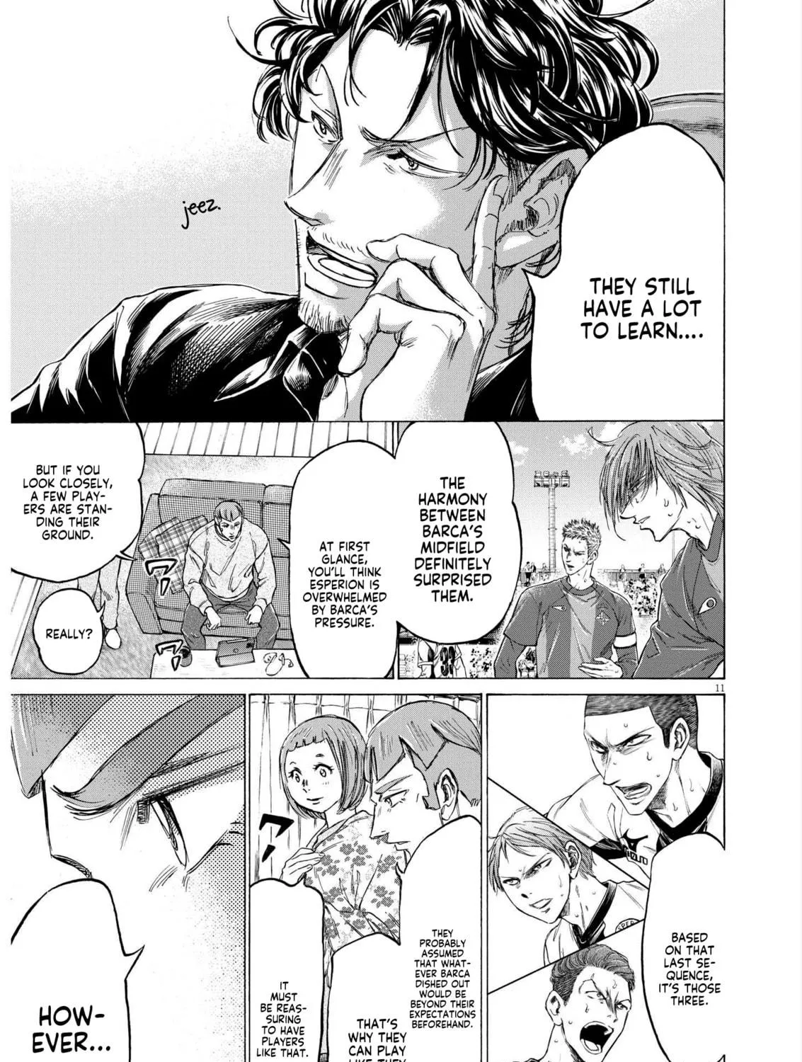 Read Ao Ashi chapter 356 image 18 on Lezhin