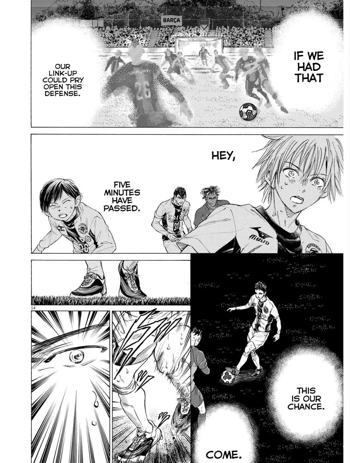 Read Ao Ashi chapter 358 image 27 on Lezhin