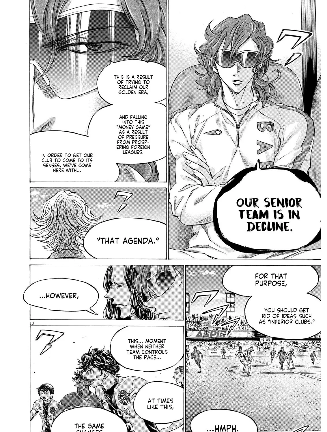 Read Ao Ashi chapter 360 image 19 on Lezhin