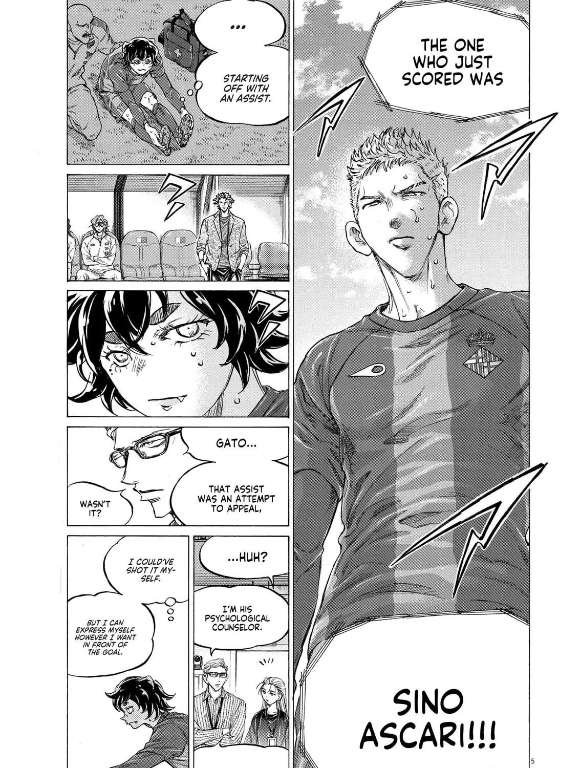 Read Ao Ashi chapter 362 image 9 on Lezhin