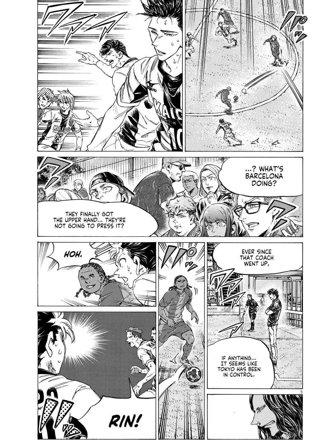 Read Ao Ashi chapter 363 image 9 on Lezhin
