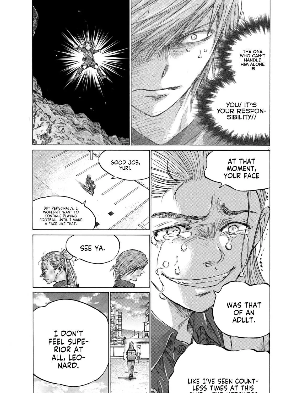 Read Ao Ashi chapter 372 image 9 on Lezhin