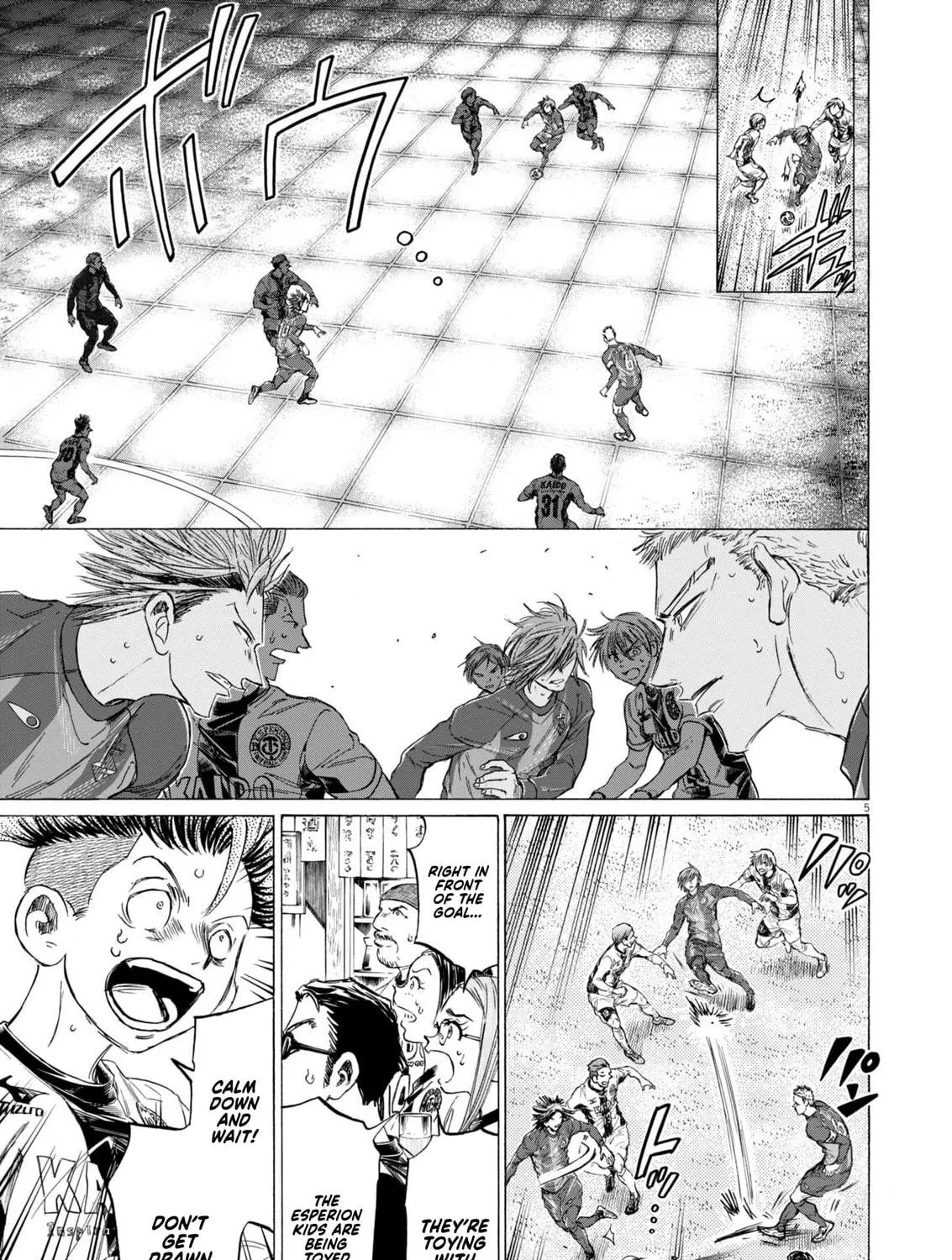 Read Ao Ashi chapter 377 image 9 on Lezhin