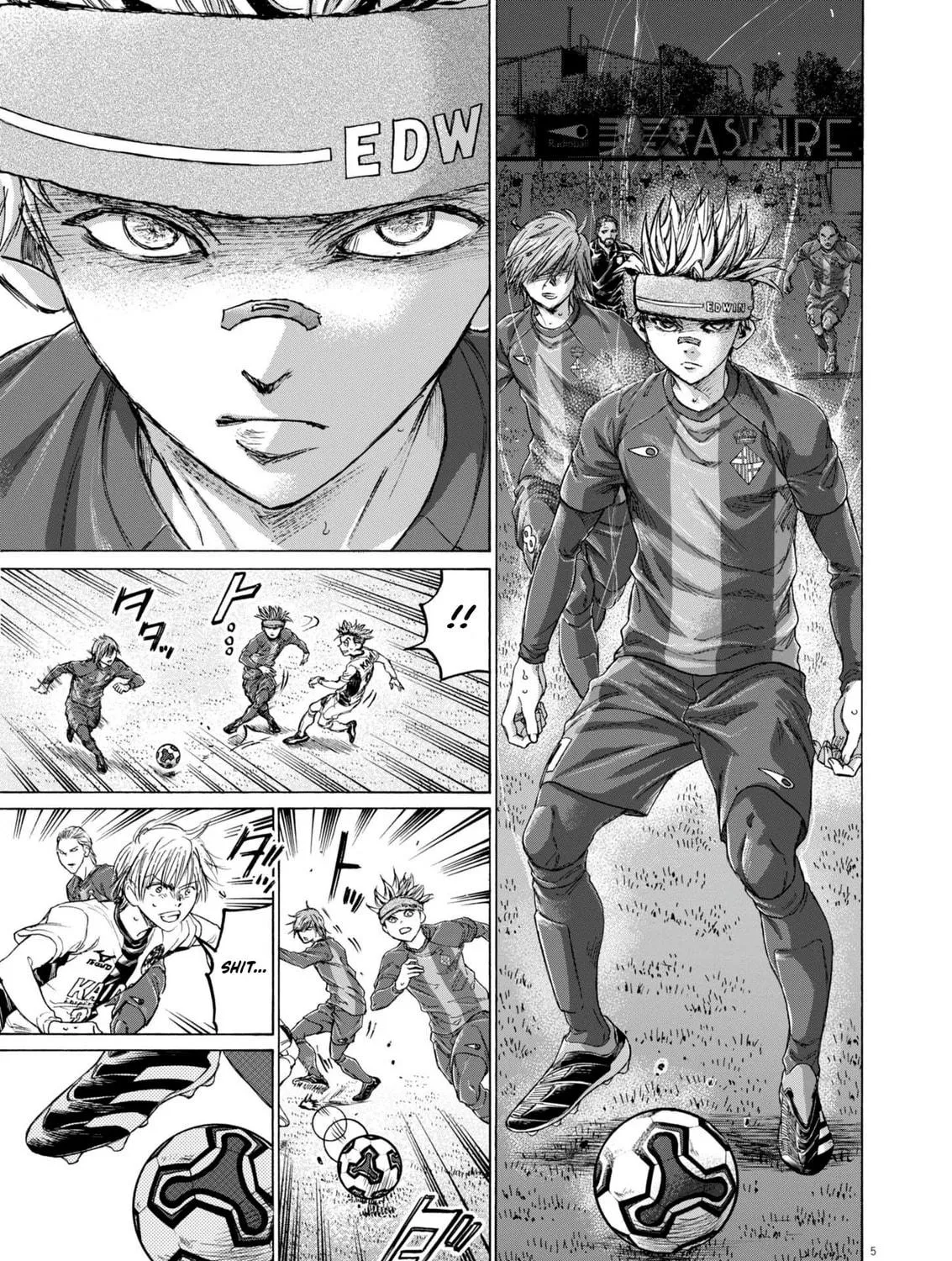 Read Ao Ashi chapter 379 image 9 on Lezhin