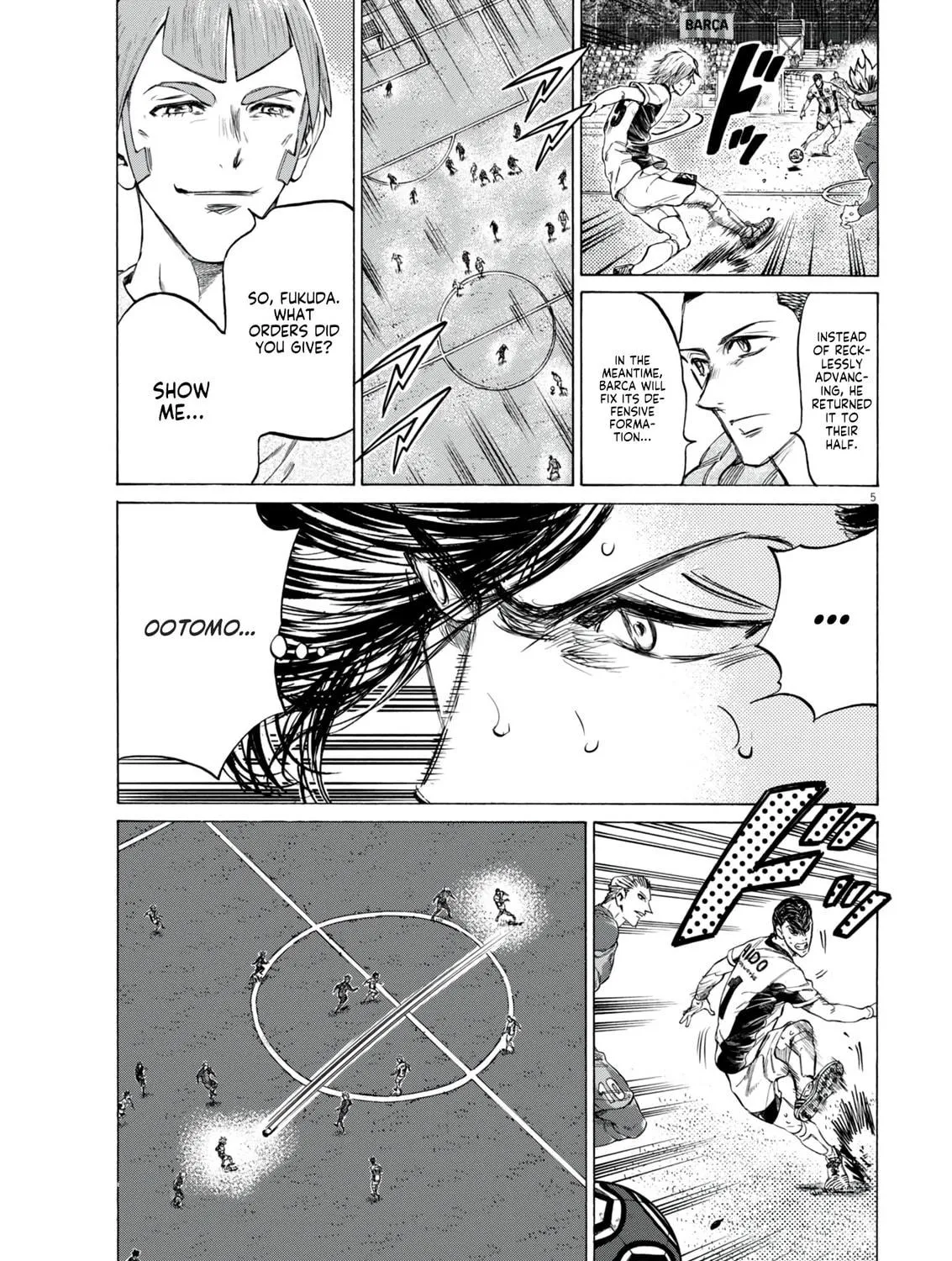 Read Ao Ashi chapter 381 image 9 on Lezhin