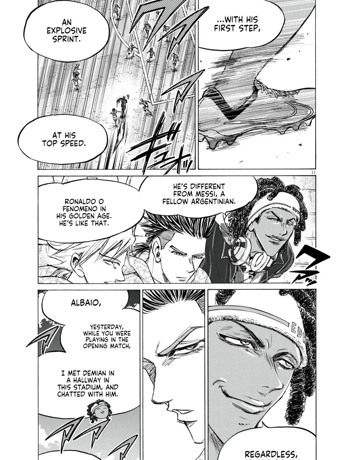 Read Ao Ashi chapter 385 image 21 on Lezhin
