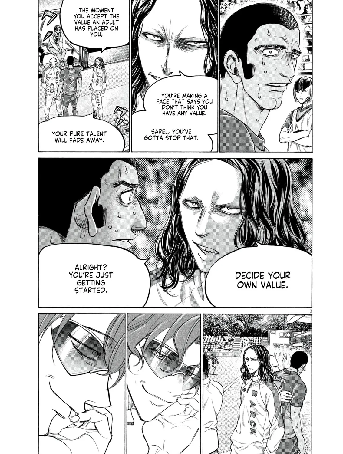 Read Ao Ashi chapter 385 image 5 on Lezhin
