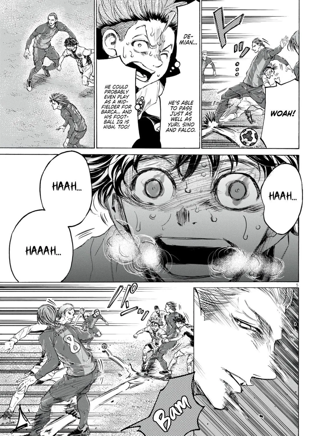 Read Ao Ashi chapter 385 image 9 on Lezhin