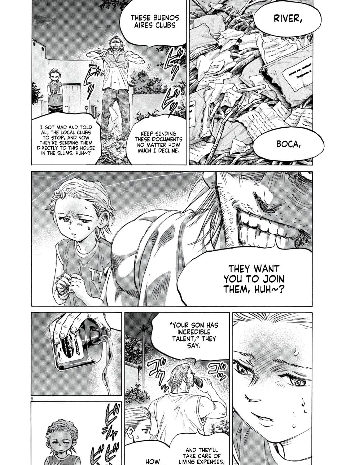 Read Ao Ashi chapter 388 image 15 on Lezhin