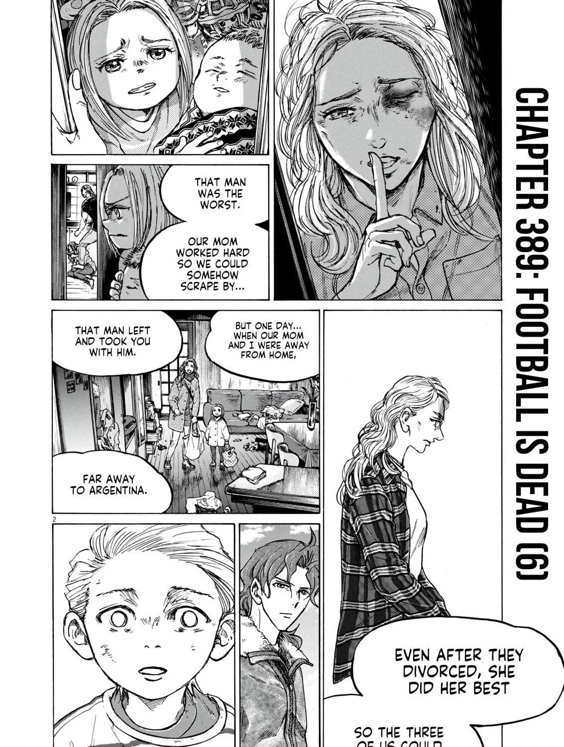 Read Ao Ashi chapter 389 image 3 on Lezhin