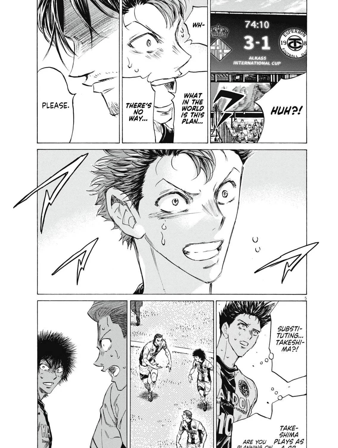 Read Ao Ashi chapter 391 image 9 on Lezhin