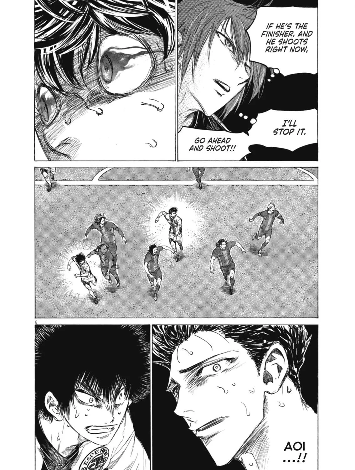 Read Ao Ashi chapter 393 image 9 on Lezhin