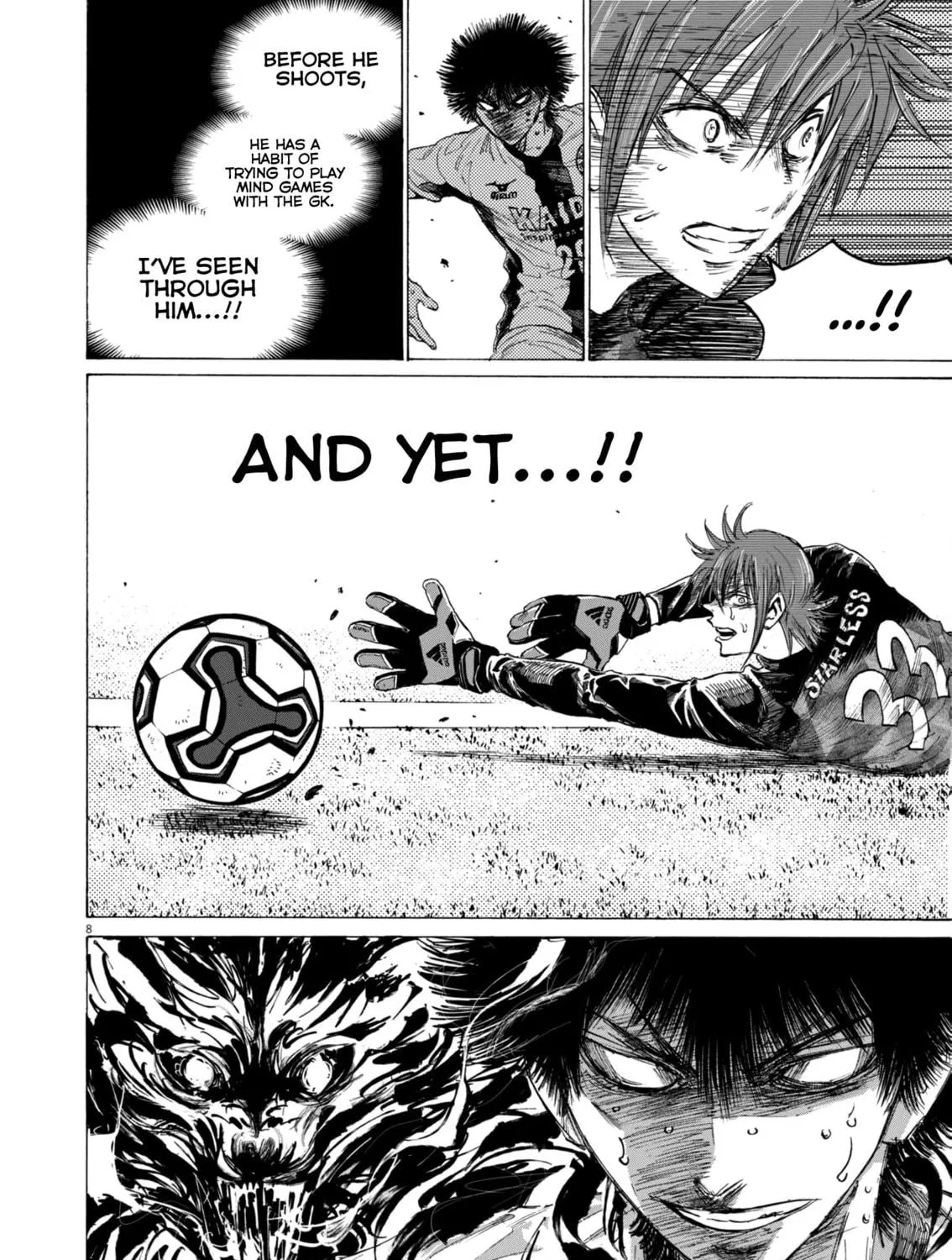 Read Ao Ashi chapter 397 image 15 on Lezhin