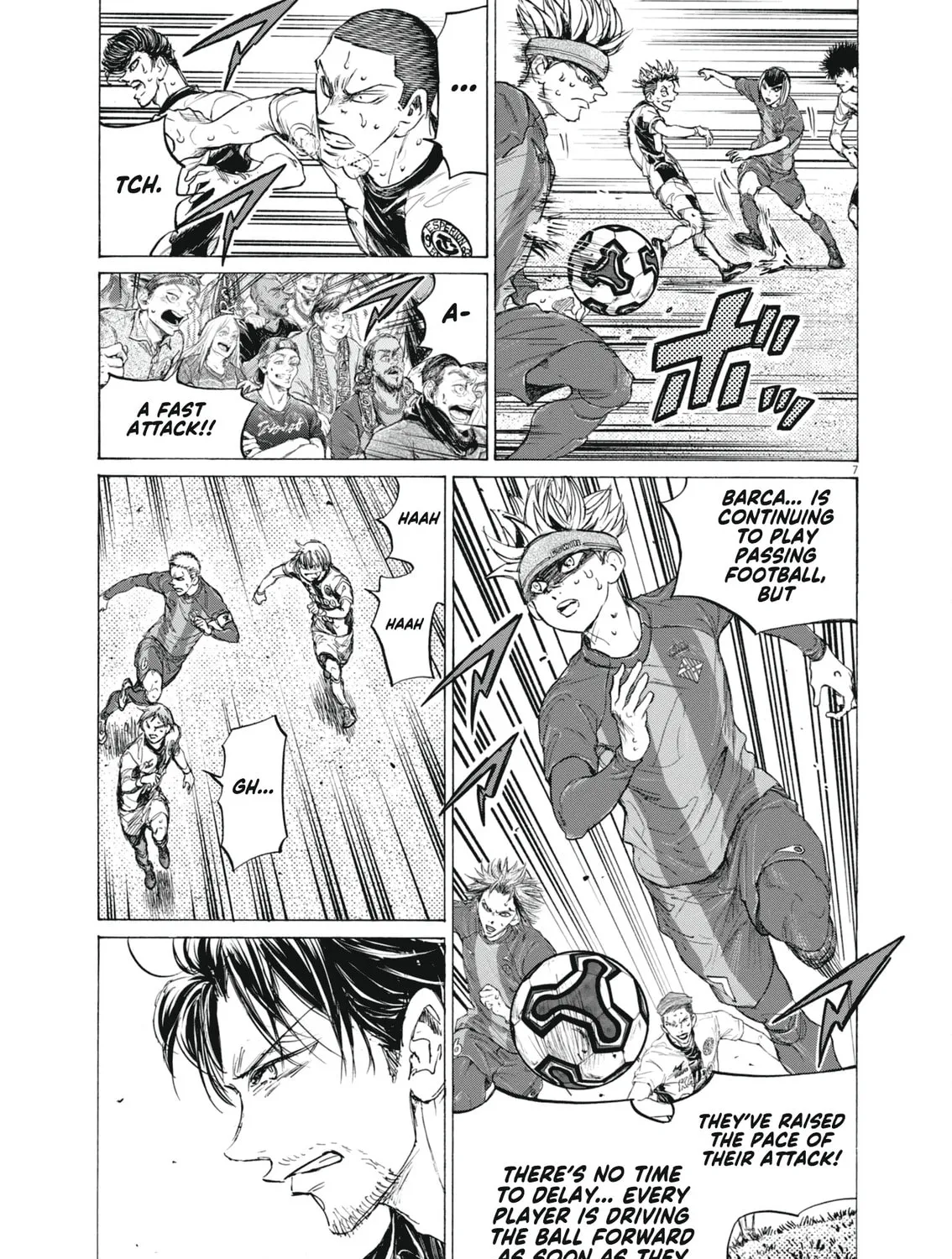 Read Ao Ashi chapter 400 image 11 on Lezhin