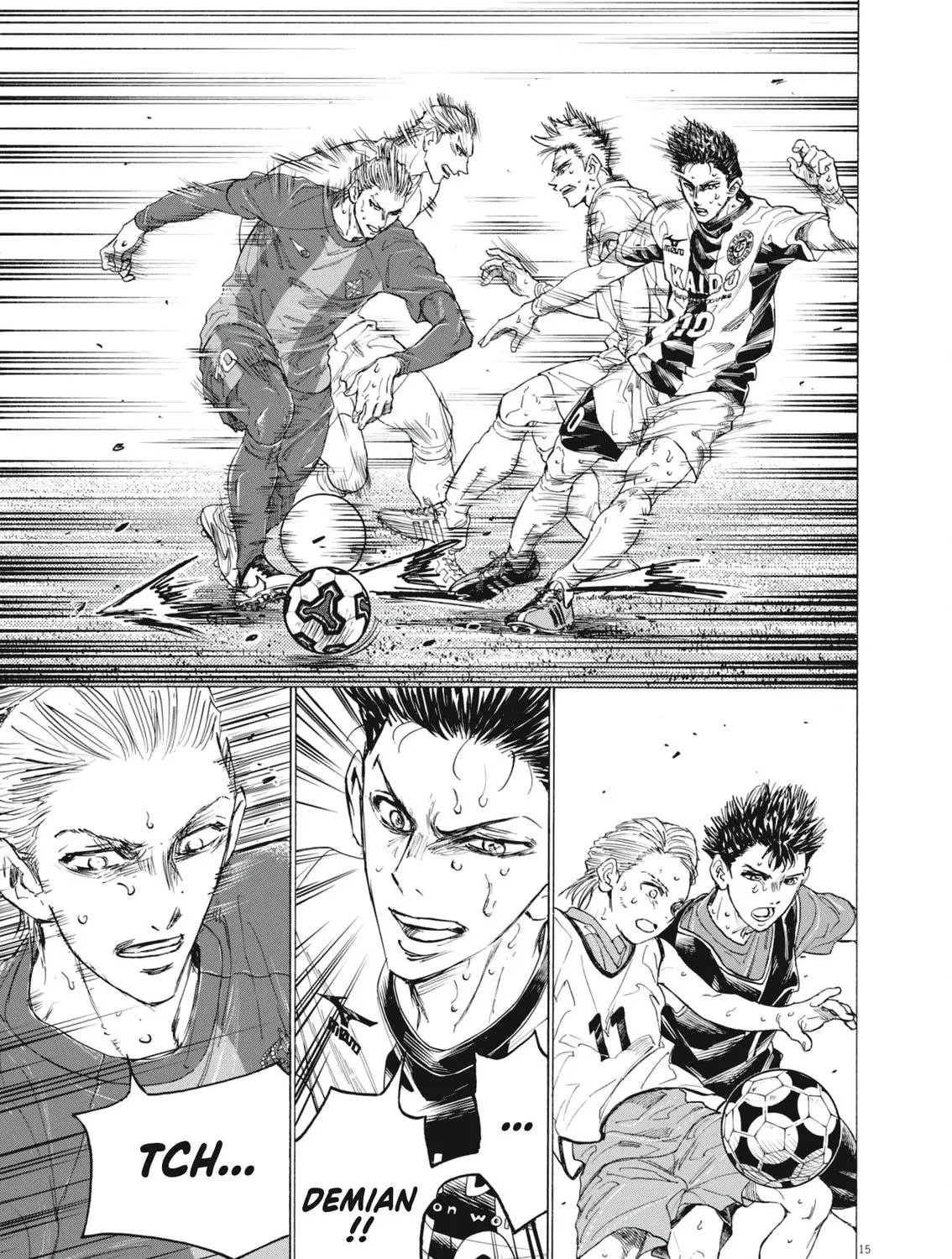 Read Ao Ashi chapter 400 image 27 on Lezhin