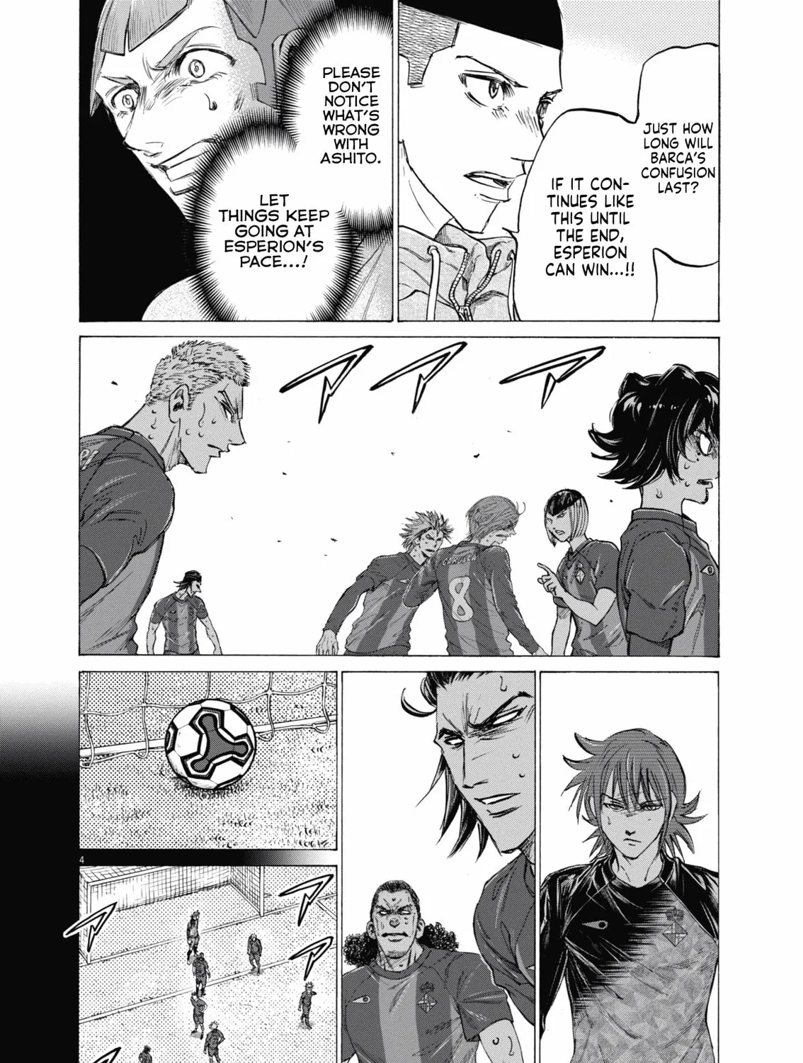 Read Ao Ashi chapter 400 image 5 on Lezhin