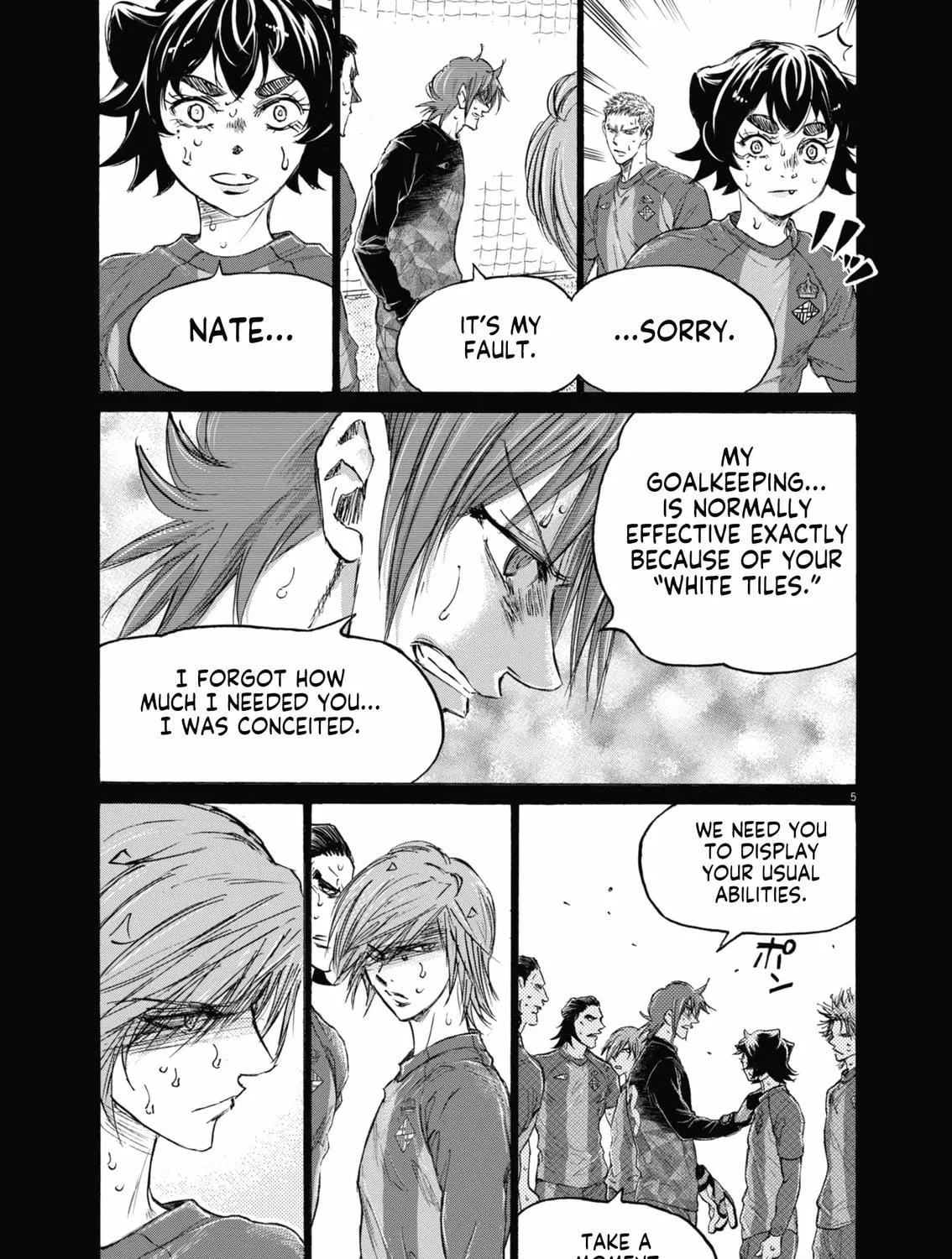 Read Ao Ashi chapter 400 image 7 on Lezhin