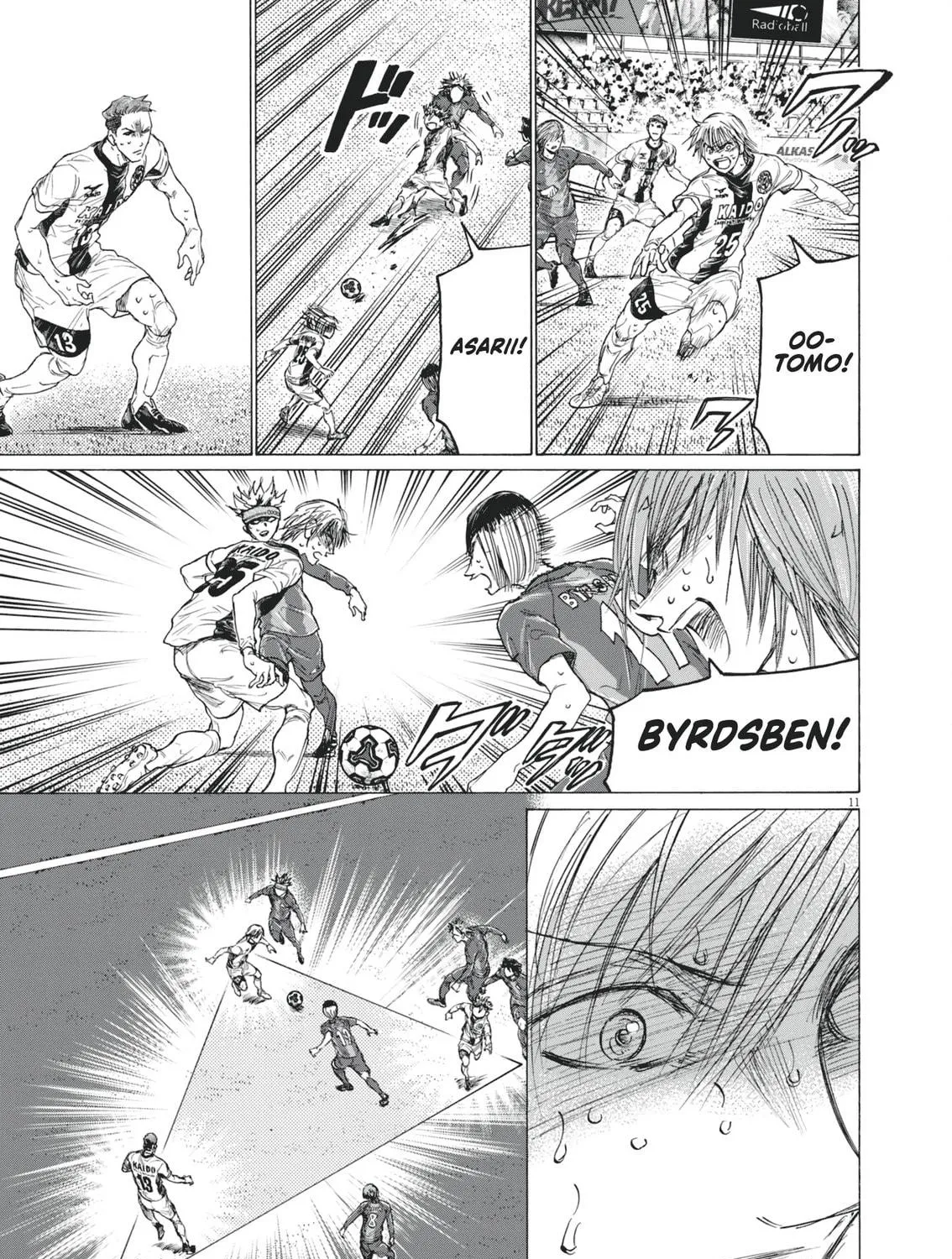 Read Ao Ashi chapter 402 image 21 on Lezhin