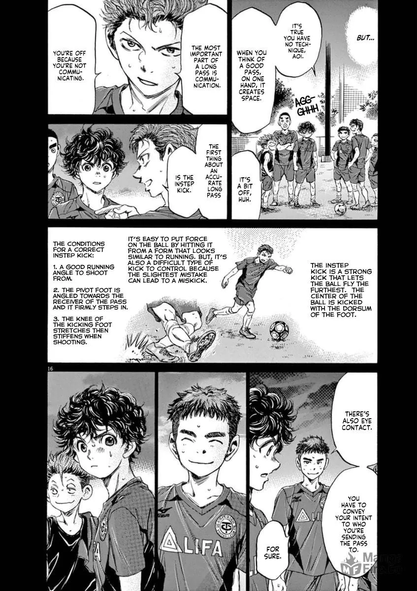 Read Ao Ashi chapter 94 image 14 on Lezhin