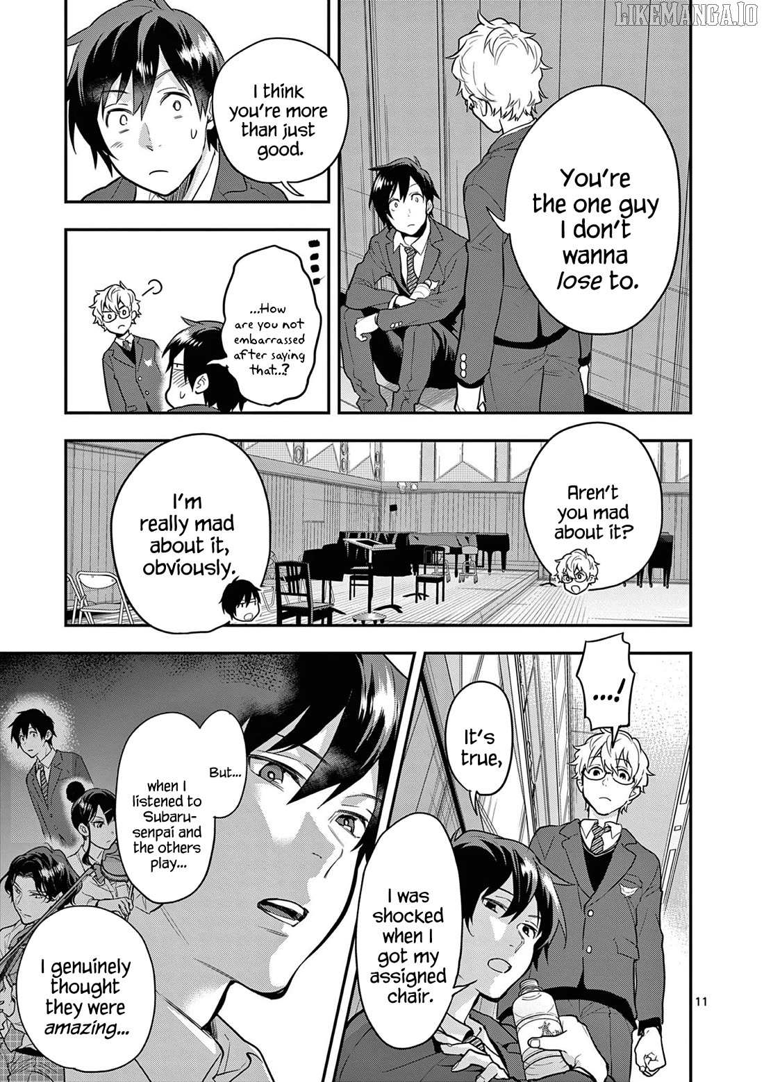 Read Ao no Orchestra chapter 67 image 11 on Lezhin