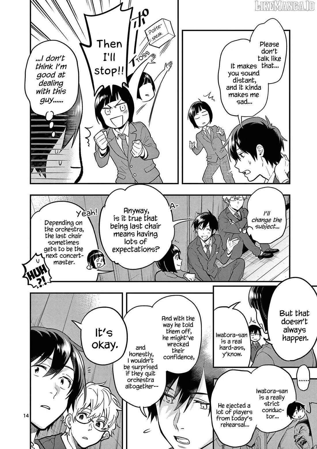 Read Ao no Orchestra chapter 67 image 14 on Lezhin