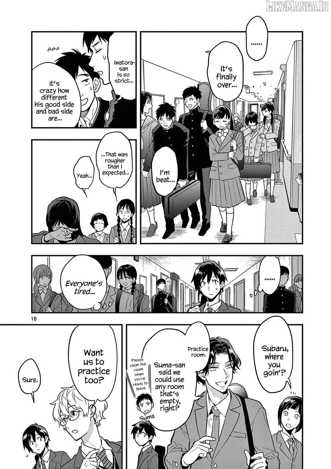 Read Ao no Orchestra chapter 67 image 18 on Lezhin