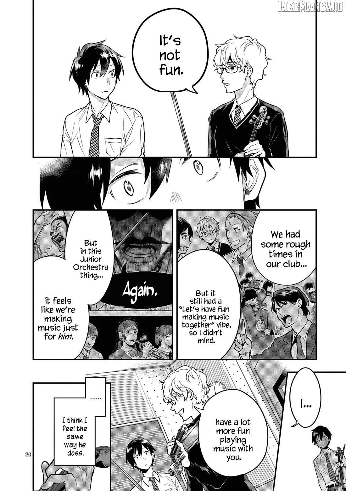 Read Ao no Orchestra chapter 67 image 20 on Lezhin
