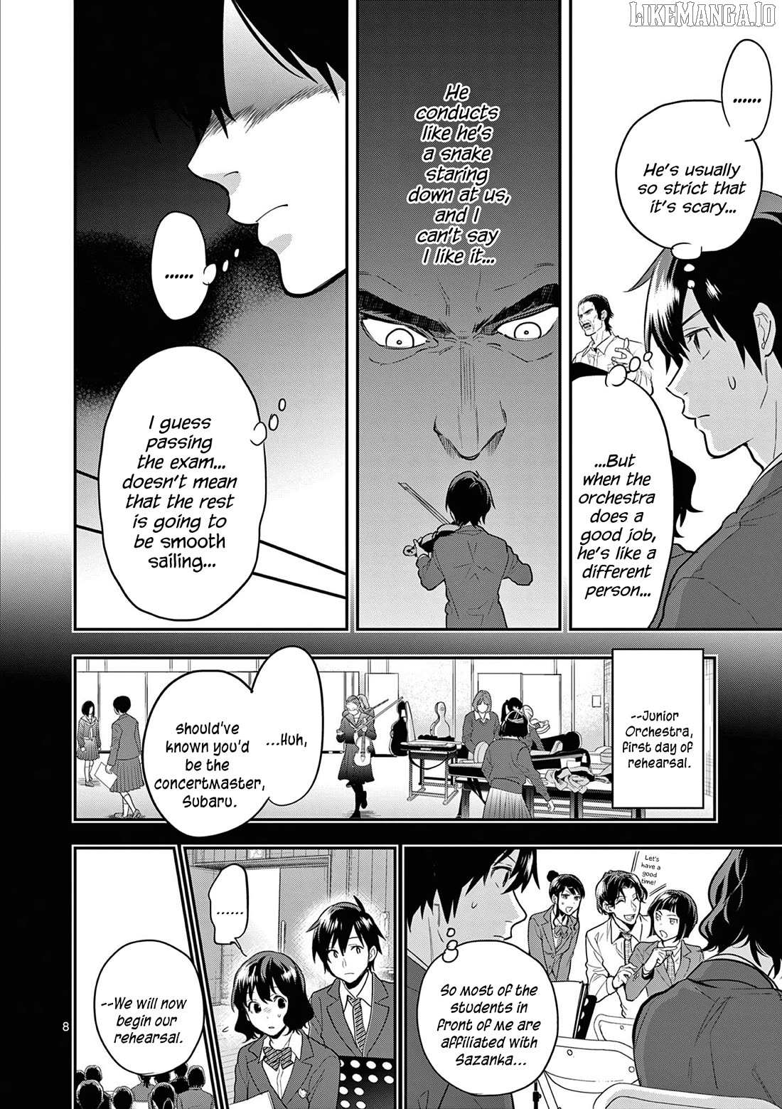 Read Ao no Orchestra chapter 67 image 8 on Lezhin